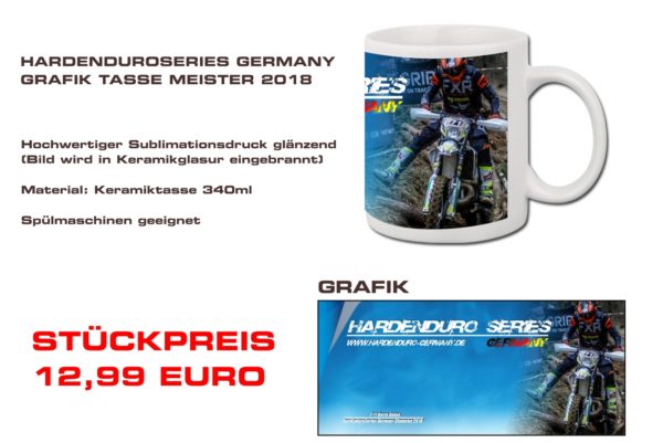 HardEnduroSeries Germany GRAFIK Tasse 2018