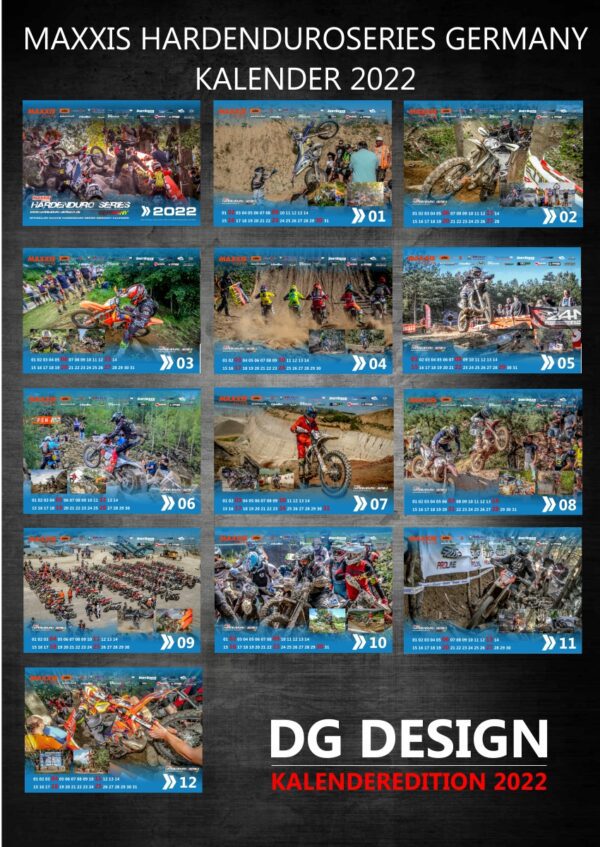 Wandkalender MAXXIS HardEnduroSeries Germany 2022