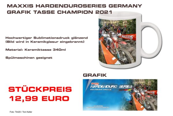 MAXXIS HARDENDUROSERIES GERMANY GRAFIK TASSE CHAMPION 2021