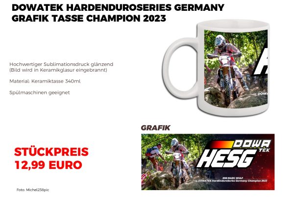 DOWATEK HARDENDUROSERIES GERMANY GRAFIK TASSE CHAMPION 2023